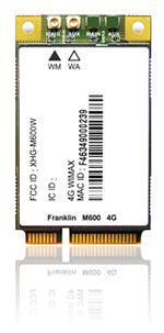 Franklin M600W WiMax Mini PCI Express Module
